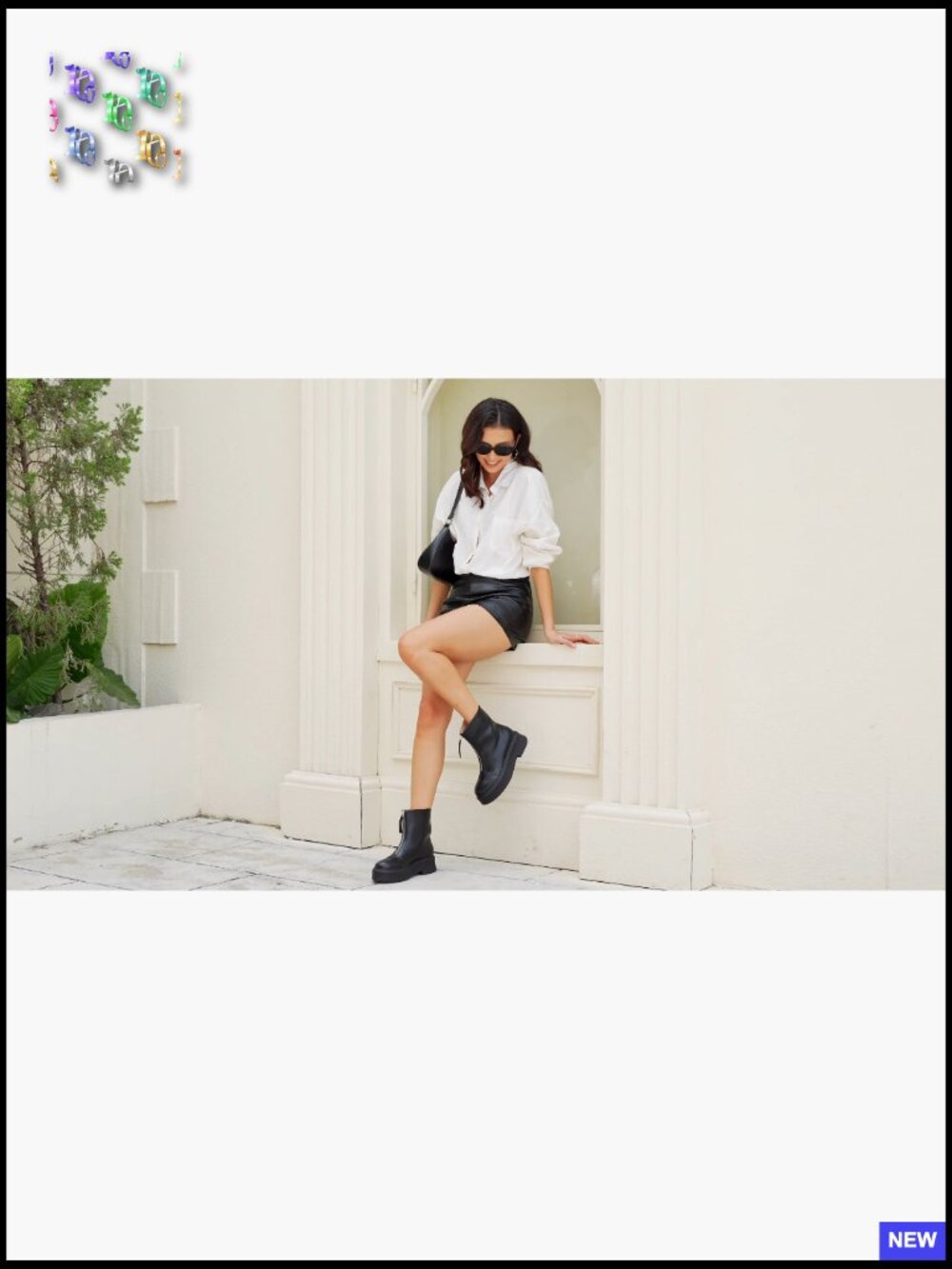 Chunky Platform Ankle Boots with Front Zipper Round Toe Comfortable Low Heel - Picture 7 of 7